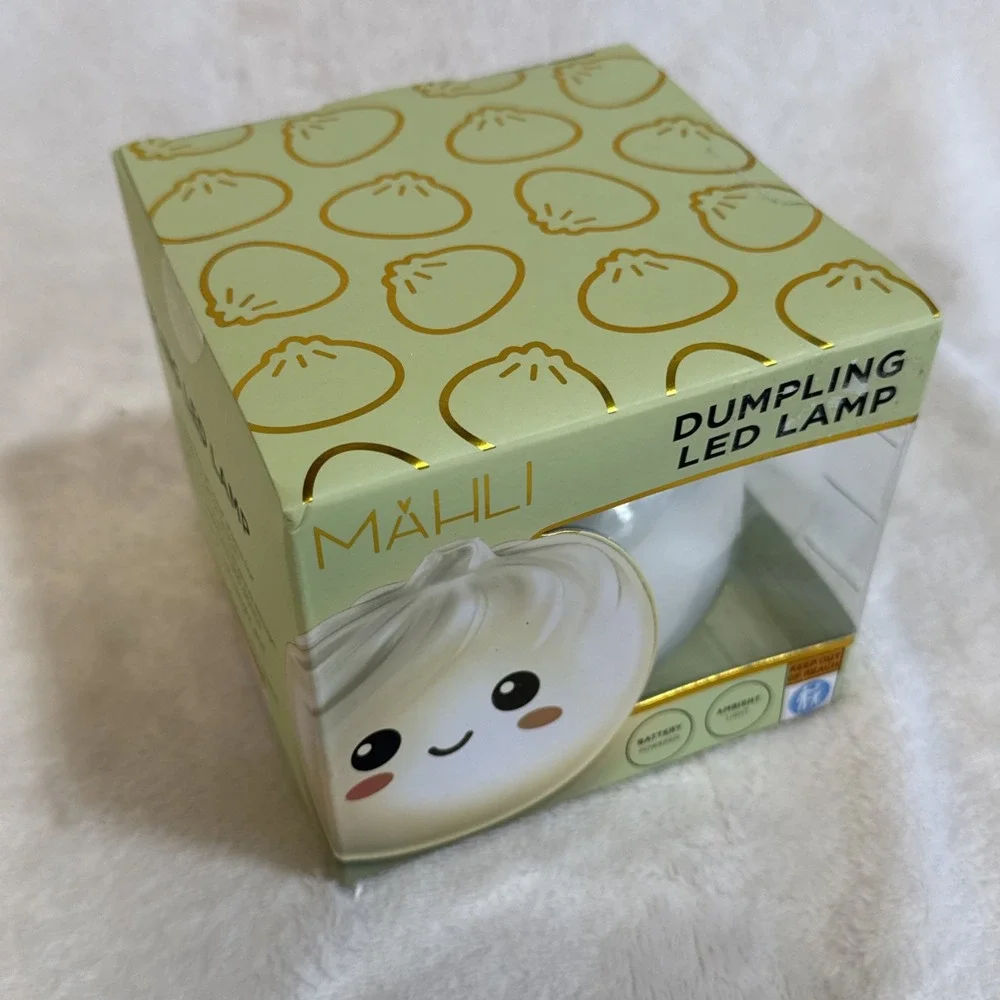 Mahli Dumpling LED Lamp Battery Powered Ambient Light Fun Functional Cute Decor‎